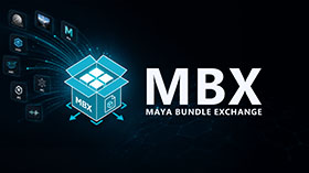 Maya Bundle Exchange scene explorer and portable package interface
